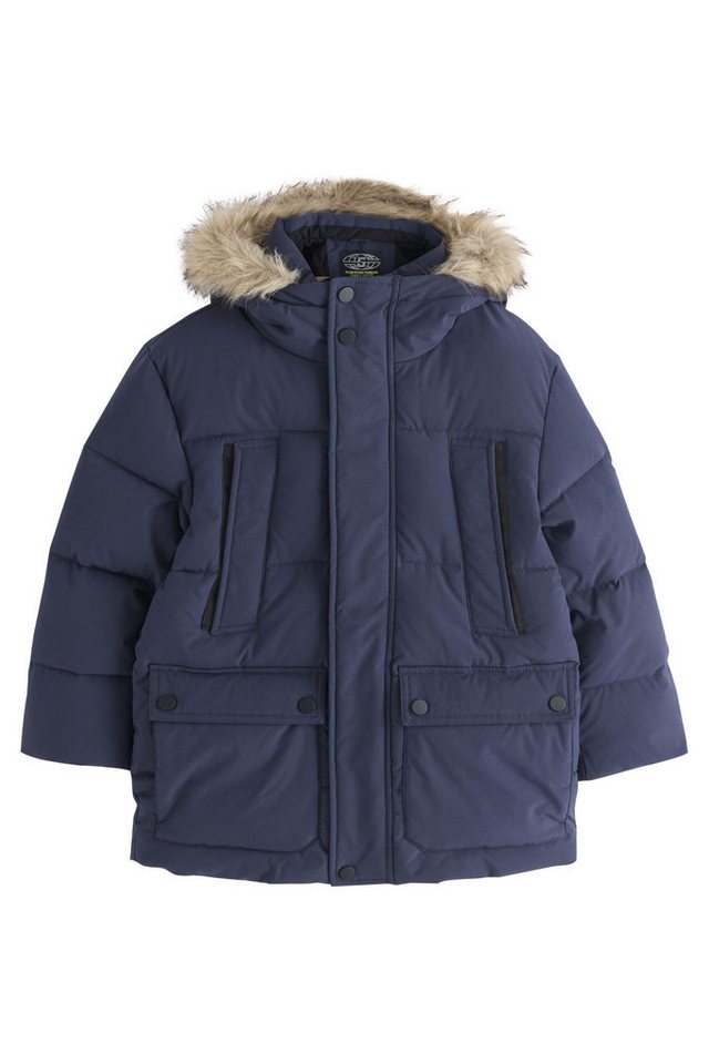Next Fellimitatmantel Wasserabweisender Parka mit Kunstfellbesatz (1-tlg)