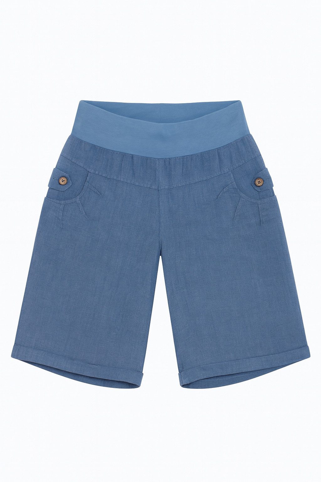 Leinenhose 100 % Leinen Leinenshorts Bermuda kurze Hose 276