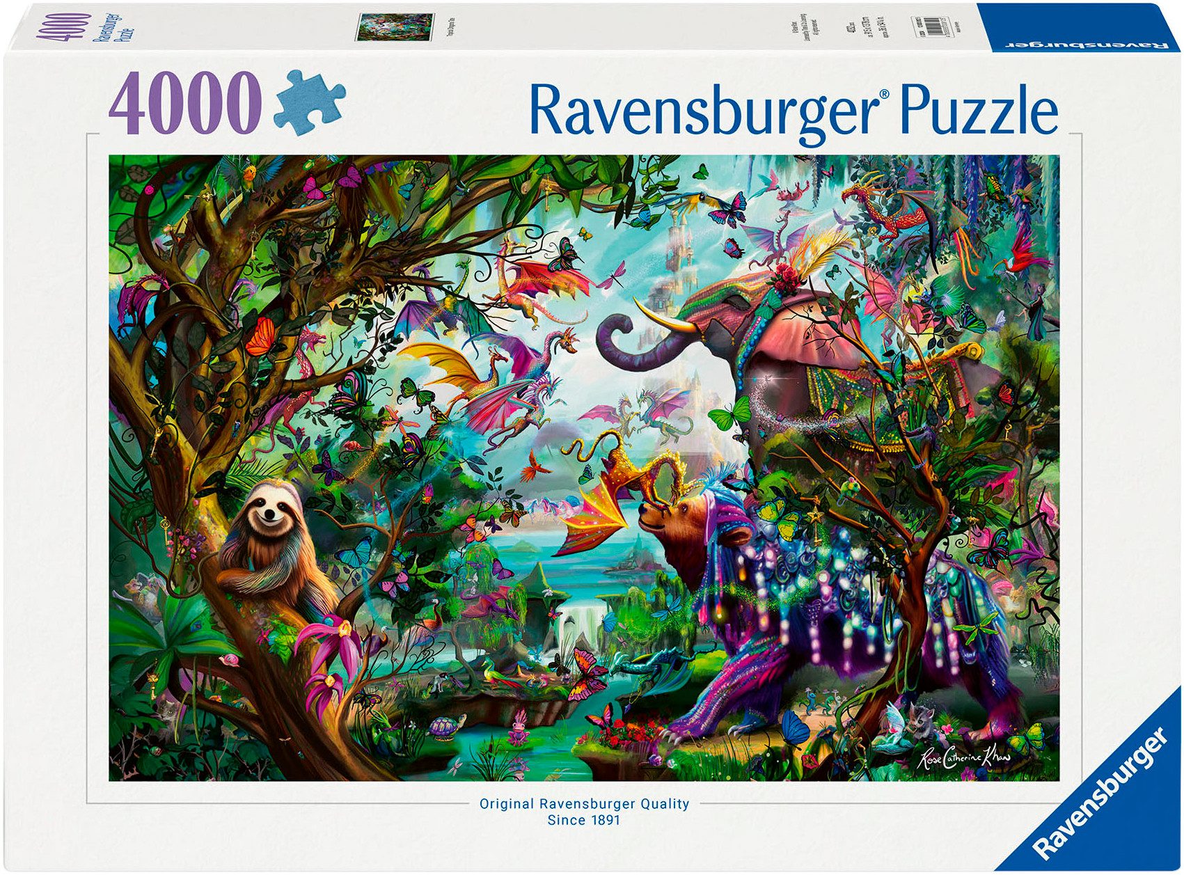 Ravensburger Puzzle Die Drachen der Tropen, 4000 Puzzleteile, Made in Germa günstig online kaufen