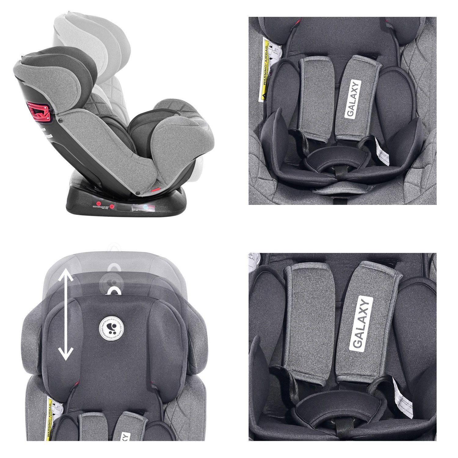 bis: - verstellbar Kindersitz Reboard 36 Gruppe (0 kg) Kissen hellblau kg, Lorelli Galaxy Autokindersitz 0+/1/2/3, 36