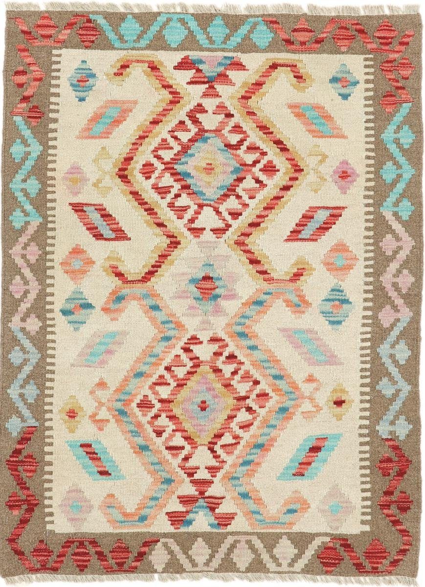 Orientteppich Kelim Afghan Heritage 82x110 Handgewebter Moderner Orientteppich, Nain Trading, rechteckig, Höhe: 3 mm