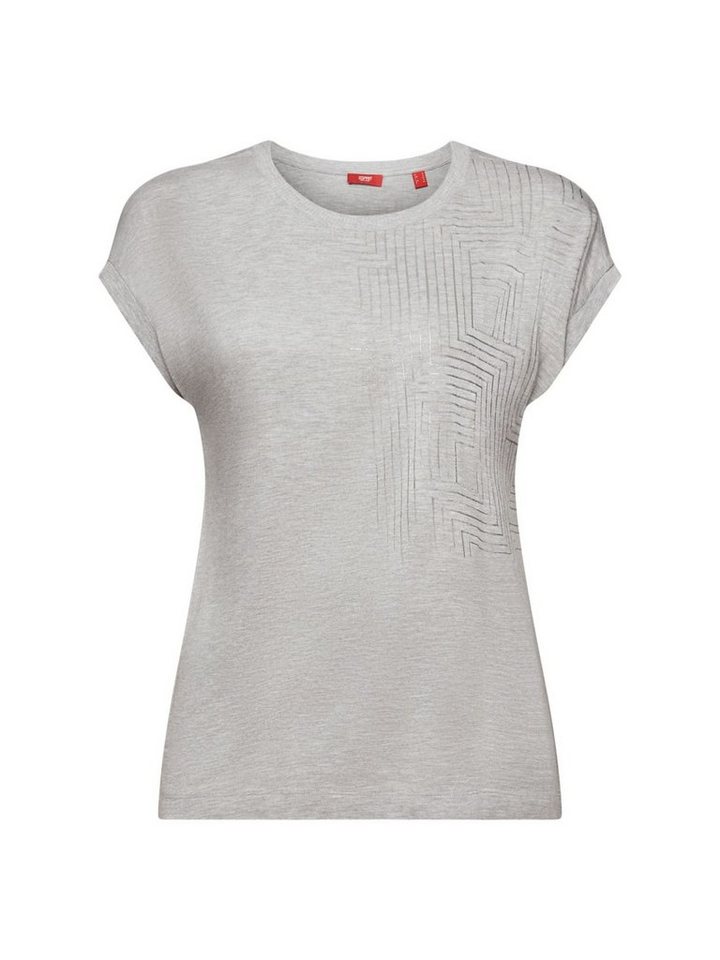 Esprit Collection T-Shirt Jersey-T-Shirt mit Print, LENZING™ ECOVERO™  (1-tlg)