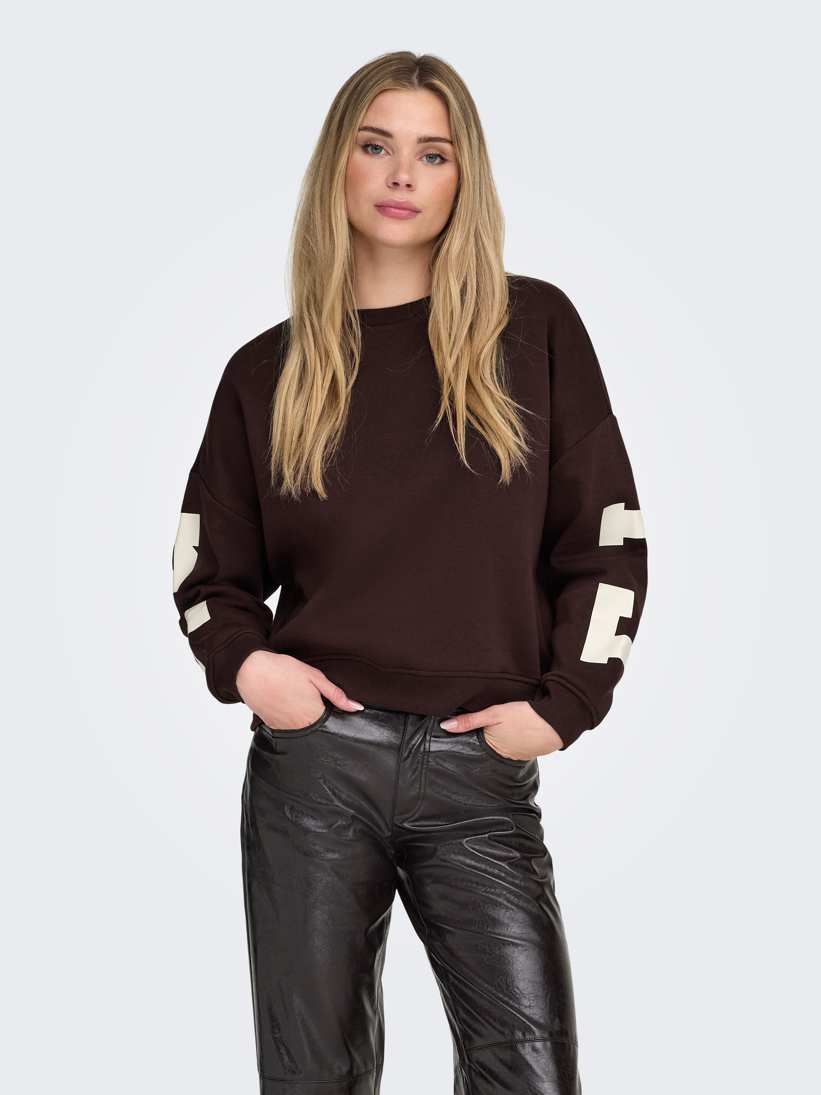 ONLY Sweatshirt ONLSWEAT L/S BACK/SLEEVE PRINT SWT NOOS günstig online kaufen