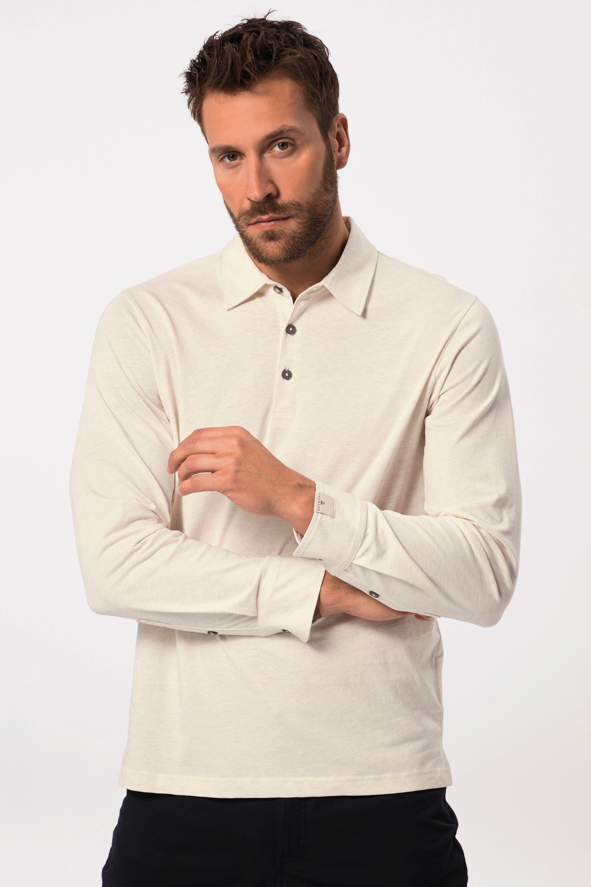 JP1880 Poloshirt JP AWARE Poloshirt Langarm günstig online kaufen