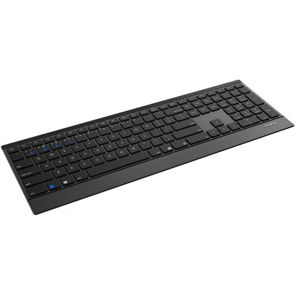 Rapoo rapoo 9500M kabelloses Tastatur-Set schwarz - Tastatur. Tastatur (Nachhaltige Produktion)