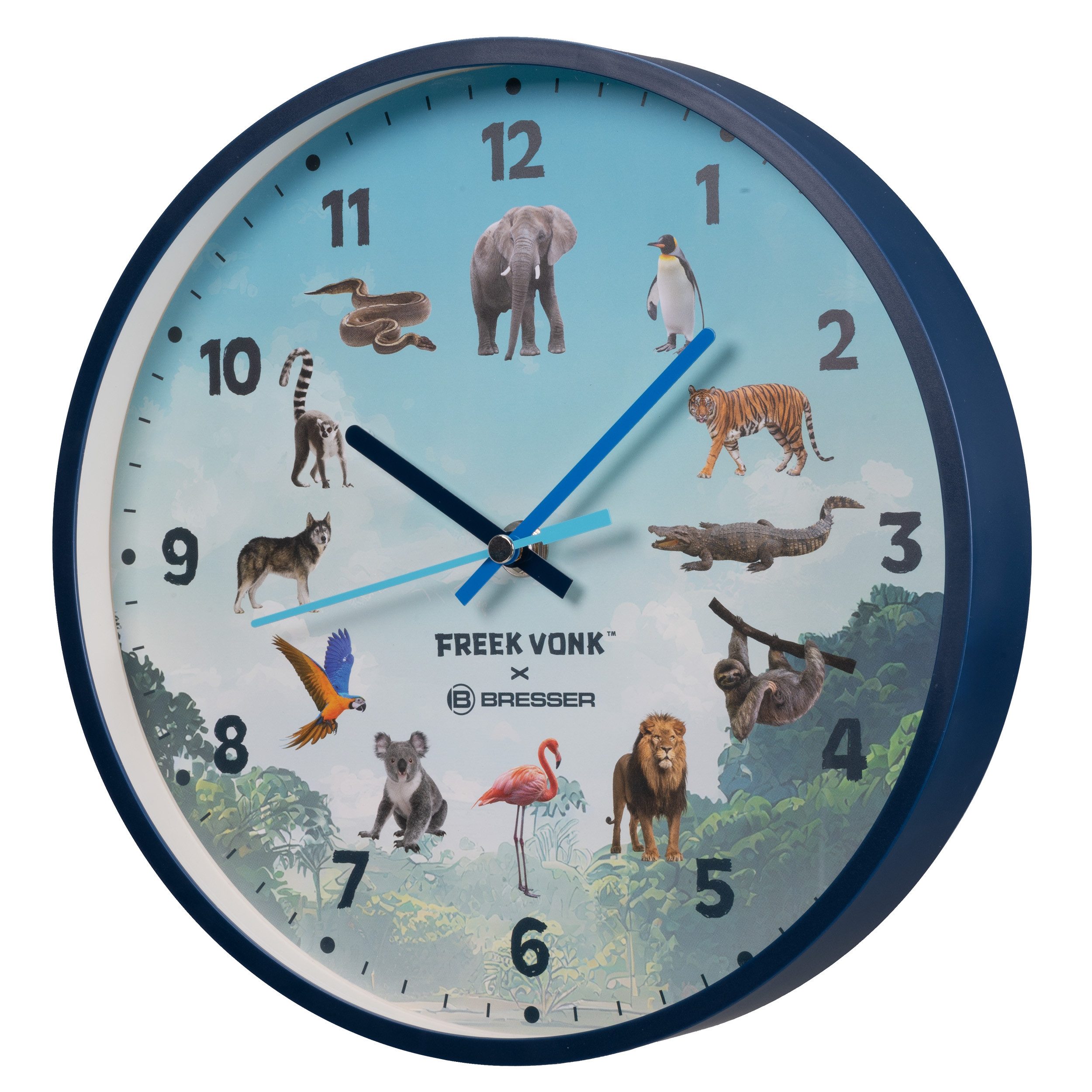 Freek Vonk x BRESSER Wanduhr Freek Vonk Kinder-Wanduhr günstig online kaufen
