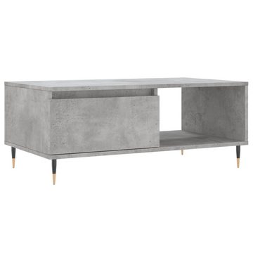 furnicato Couchtisch Betongrau 90x50x36,5 cm Holzwerkstoff