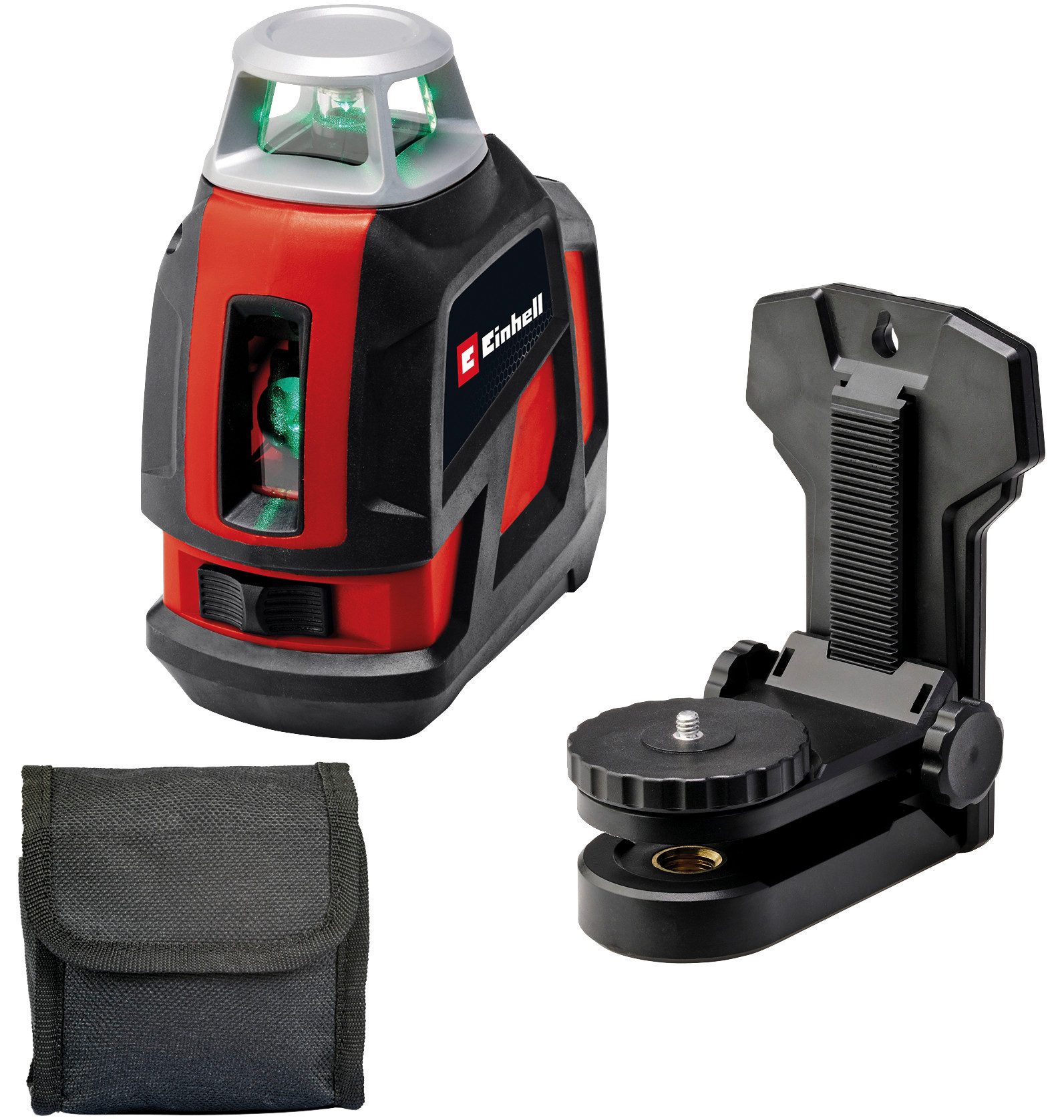 Einhell Kreuzlinienlaser TE-LL 360 G, Arbeitsbereich max. 40 m, inkl. Aufbewahrungstasche
