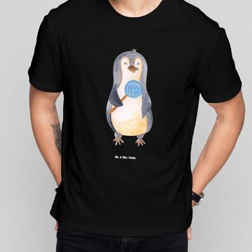 Mr. & Mrs. Panda T-Shirt Pinguin Lolli - Schwarz - Geschenk, Spruch, Frauen, süß, Rebell, Herr (1-tlg)