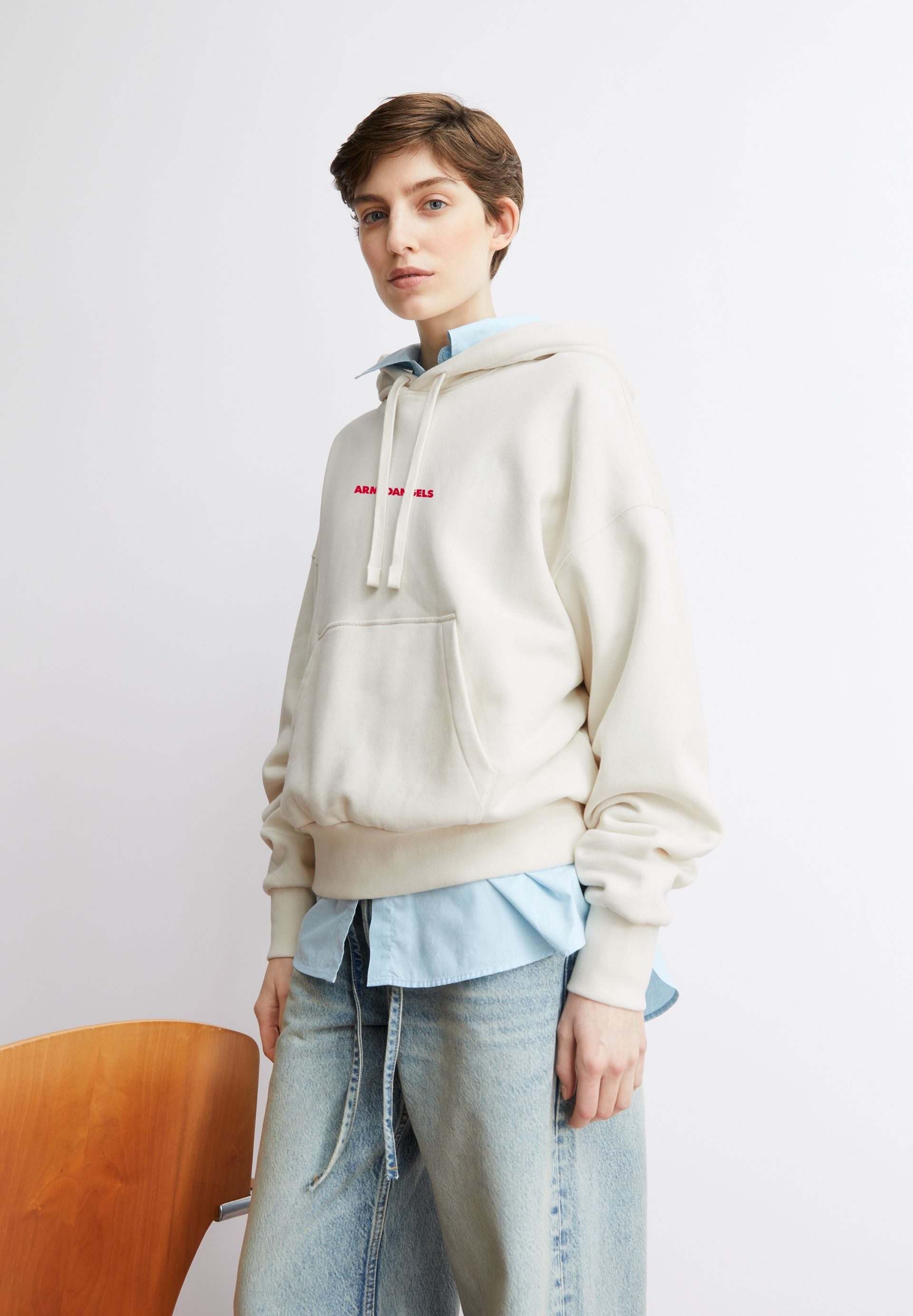 Armedangels Hoodie FRANCISARAA DIFFERENCE (1-tlg., Oversized Fit) Kängurutasche