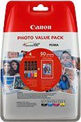 Image of Canon »CLI-551XL C/M/Y/BK + Foto Papier« Tintenpatrone
