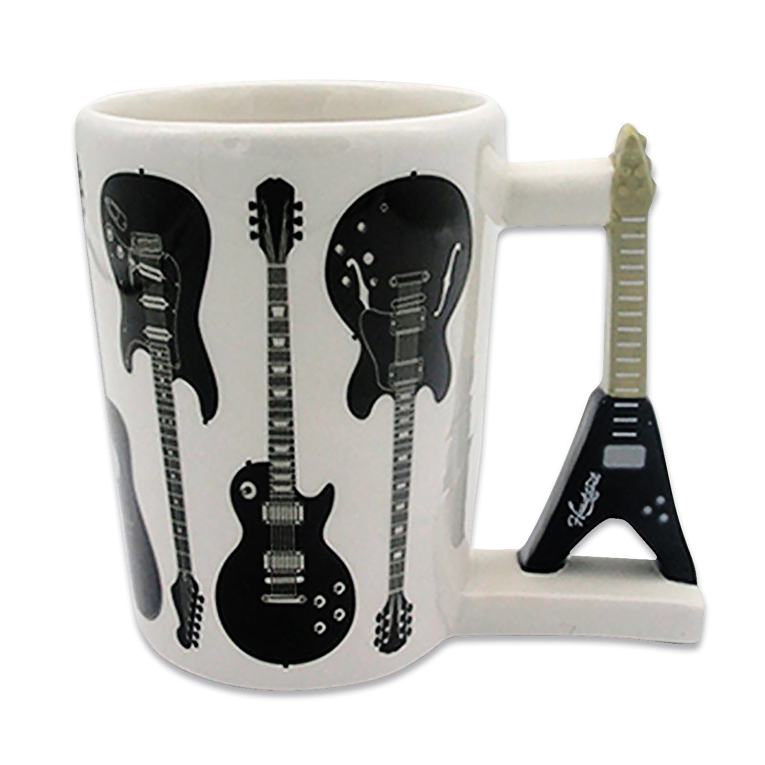 Puckator Tasse Tasse Rock Gitarre Headstock 3-D Henkel Gitarre