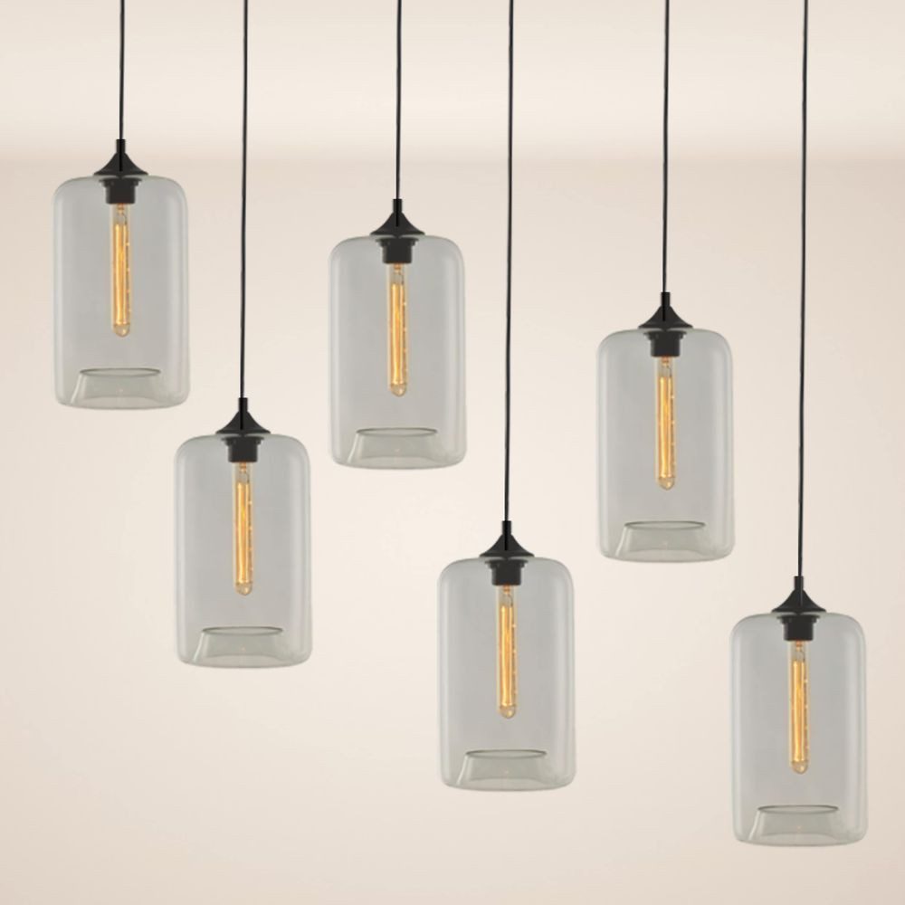 s.luce Pendelleuchte Hängeleuchte Cruet mehrflammig Klar