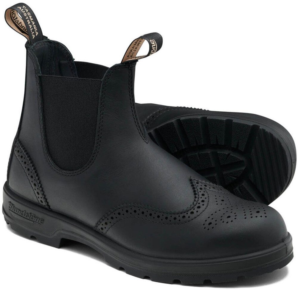 Blundstone #2443 Brogued Black Leather (Classics Series) Stiefel