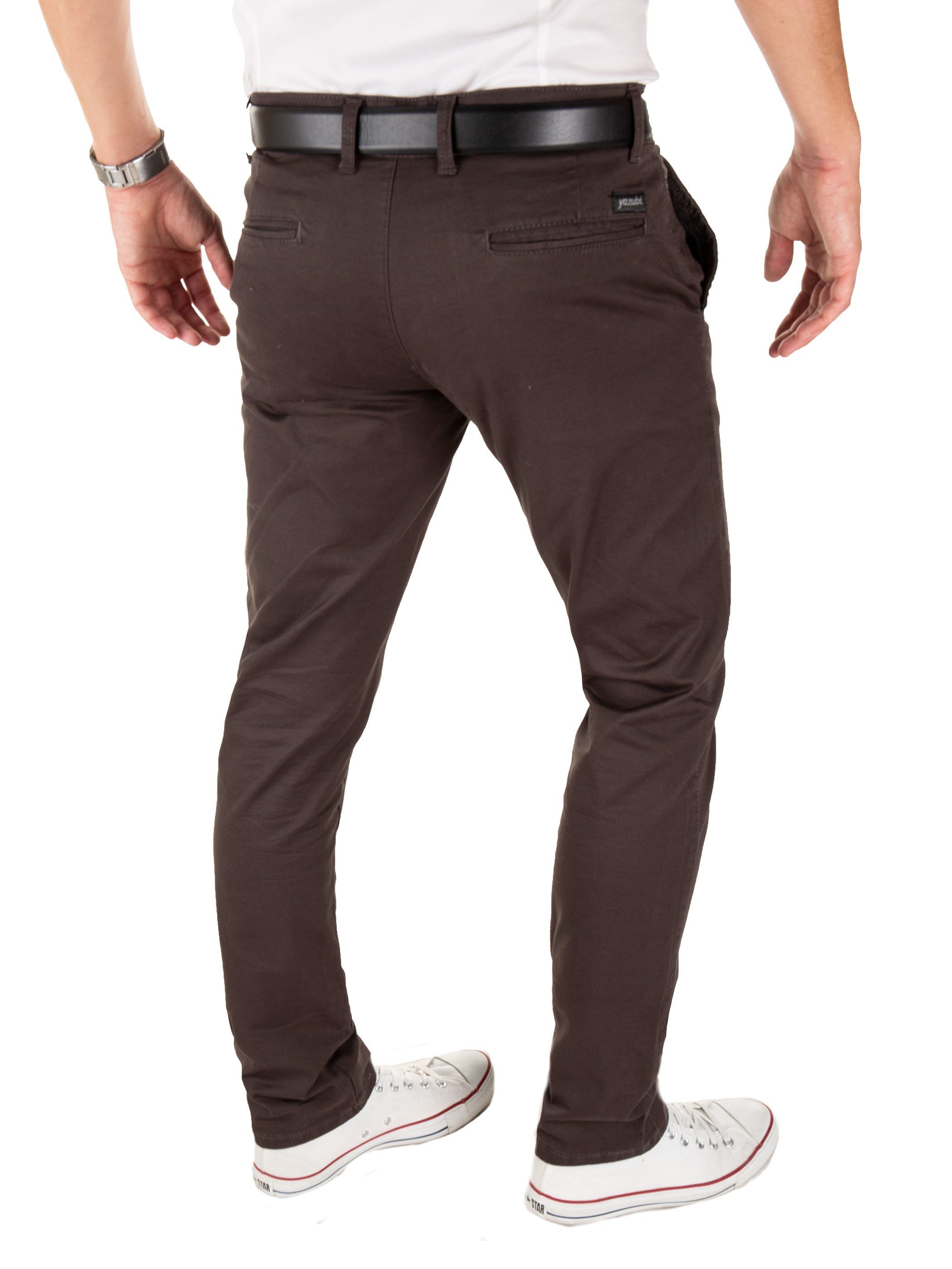 Yazubi Chinohose Modische Chino Hose Dustin von YAZUBI mit Gürtel bequeme C günstig online kaufen