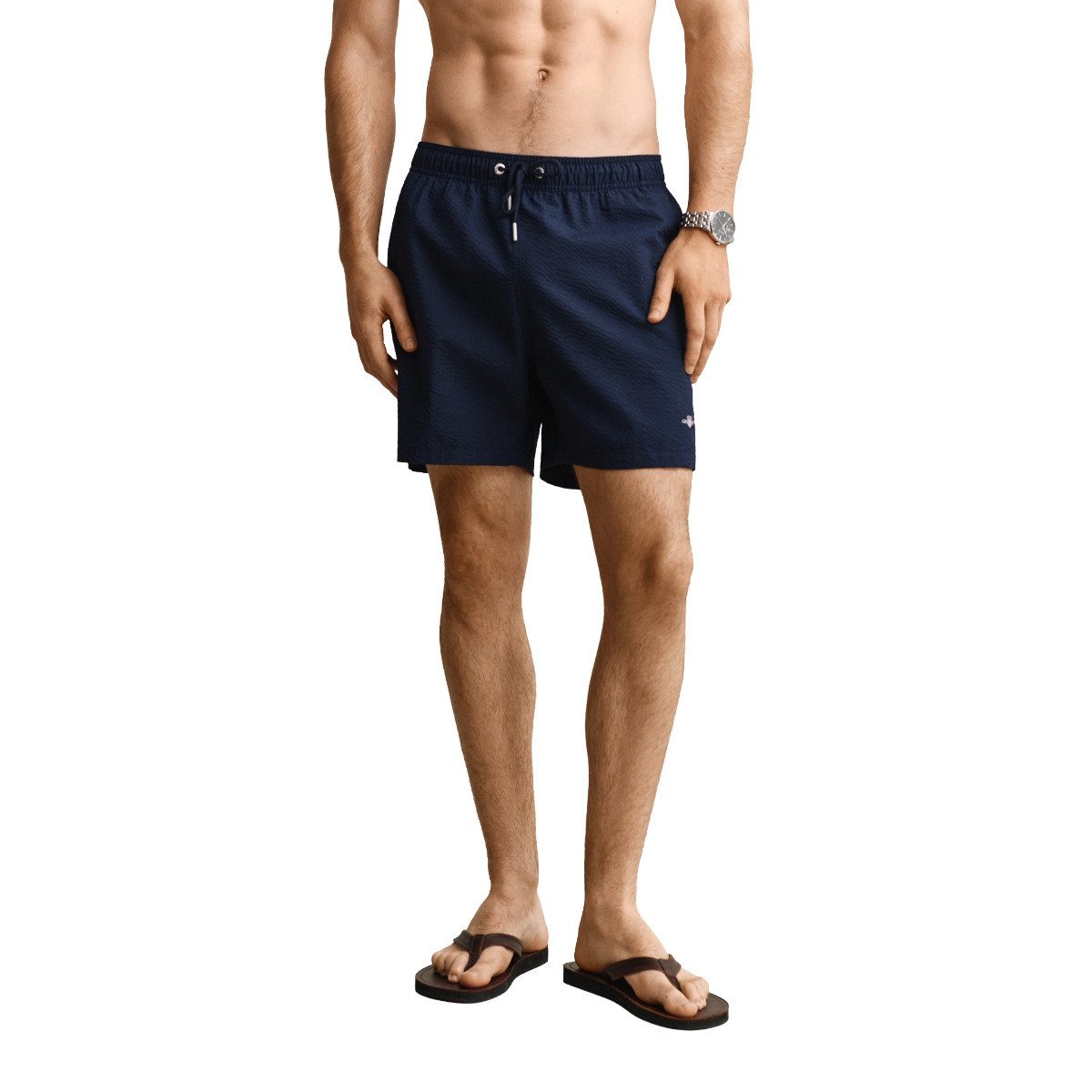 Gant Shorts 922616015 Herren Seersucker Badeshorts