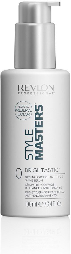 REVLON PROFESSIONAL Haarserum Style Masters Brightastic Styling Primer 100 ml, Bereitet das Haar für Styling vor und pflegt alle Haartypen.