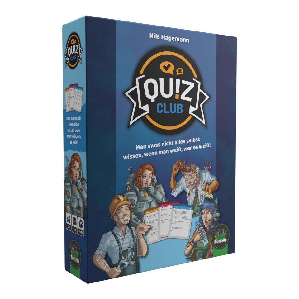 Funtails Spiel, Quiz Club DE V2 - deutsch