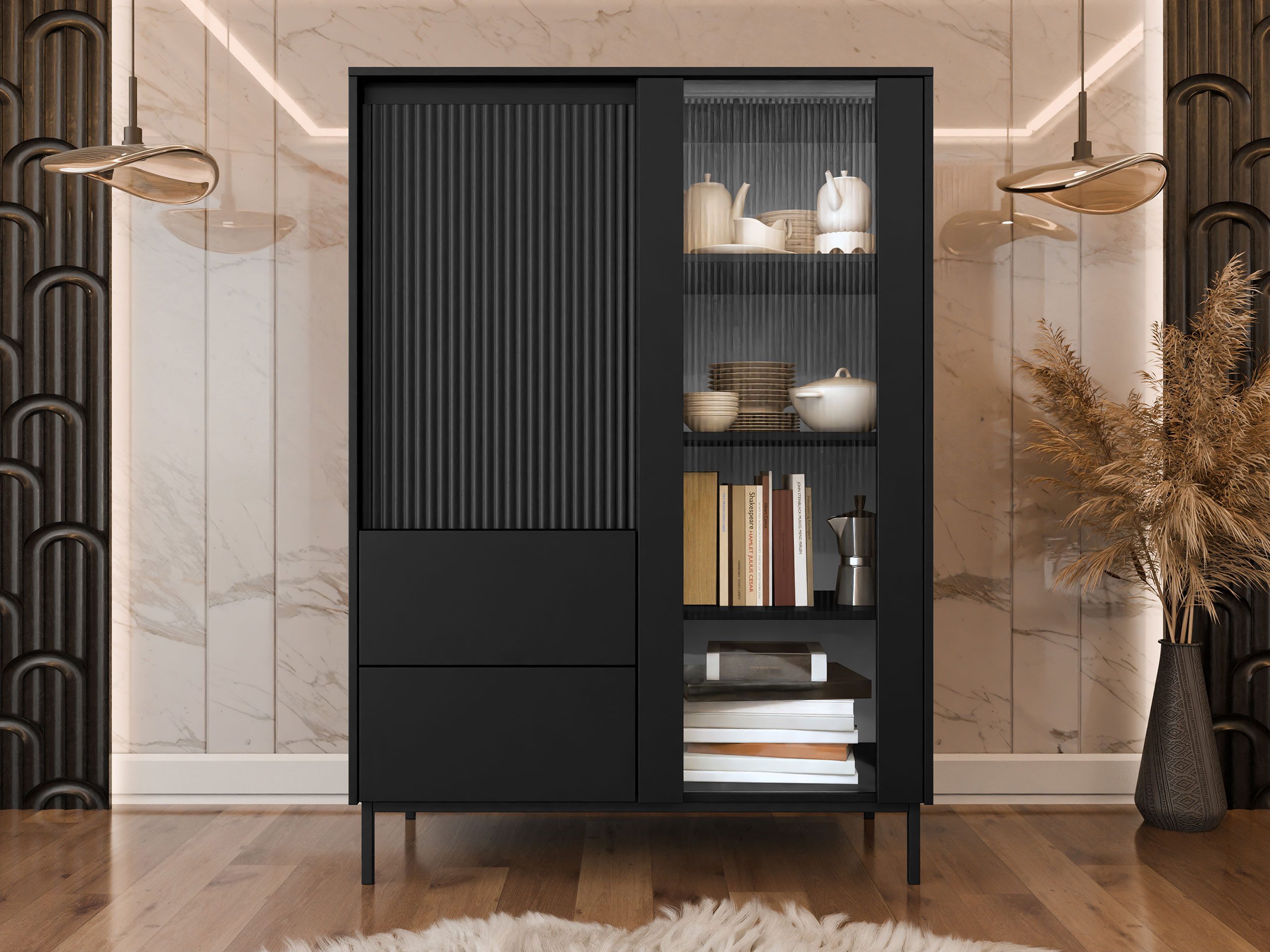 MIRJAN24 Vitrine Ozmi 2D2S (mit zwei günstig online kaufen