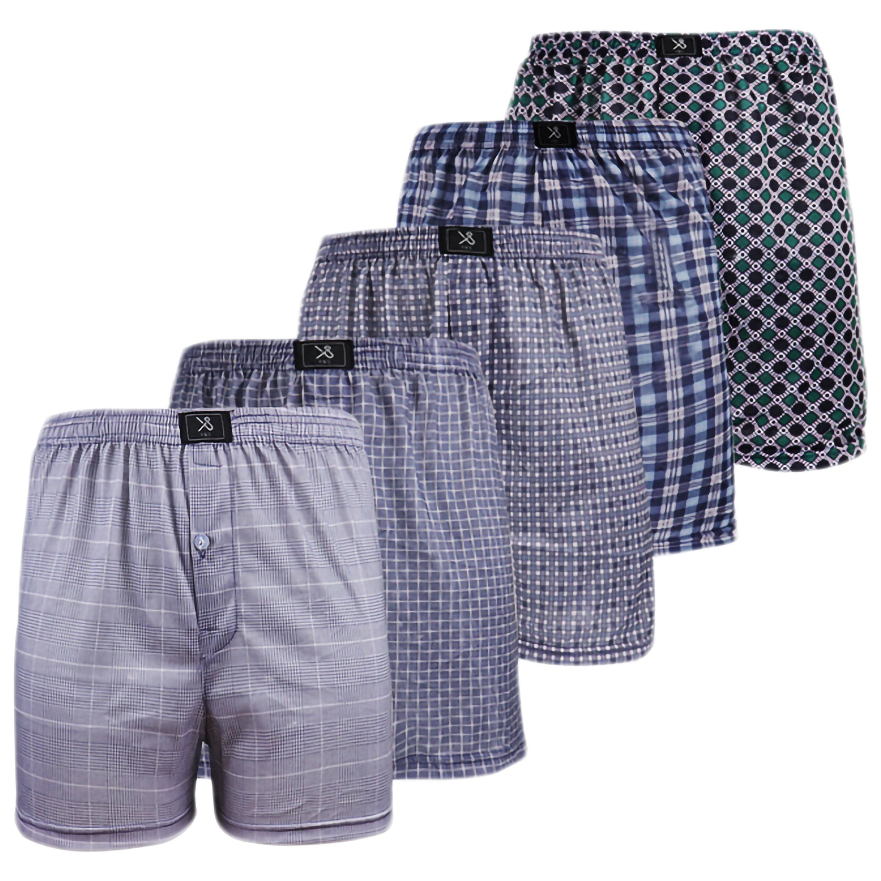 TEXEMP Webboxer 5er bis 10er Pack Herren Boxershorts Microfaser Retroshorts Boxer (Packung, 5-St) Sparpack