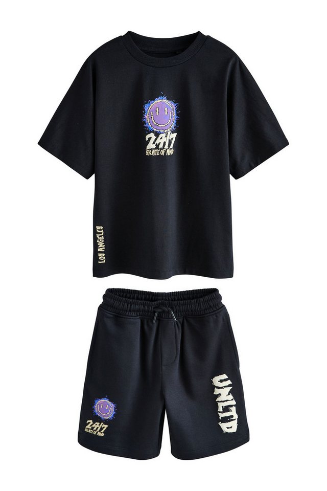 Next T-Shirt & Shorts Kurzärmeliges T-Shirt und Shorts im Set (2-tlg)
