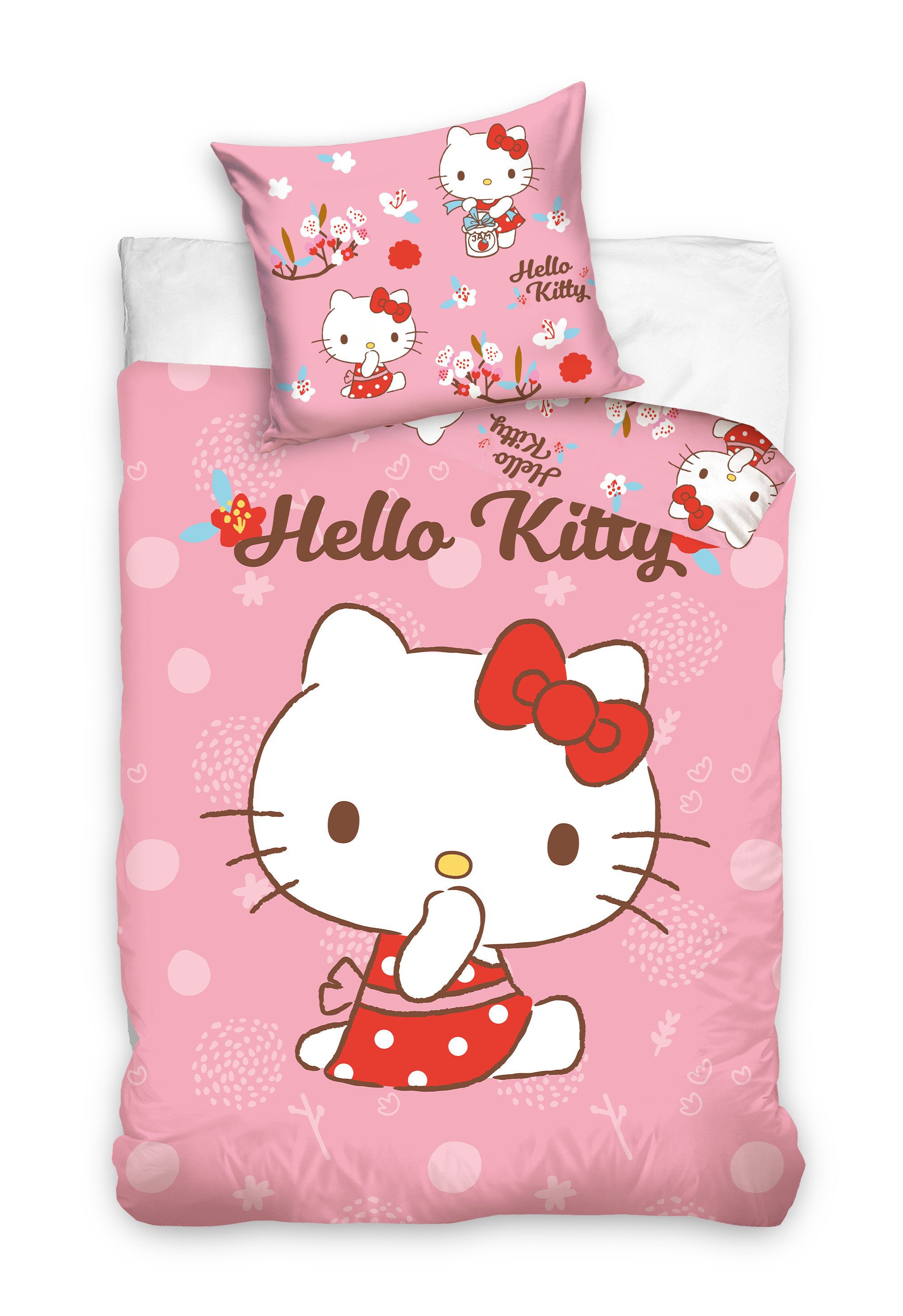 Babybettwäsche Hello Kitty Babybettwäsche 100x135 cm, Hello Kitty