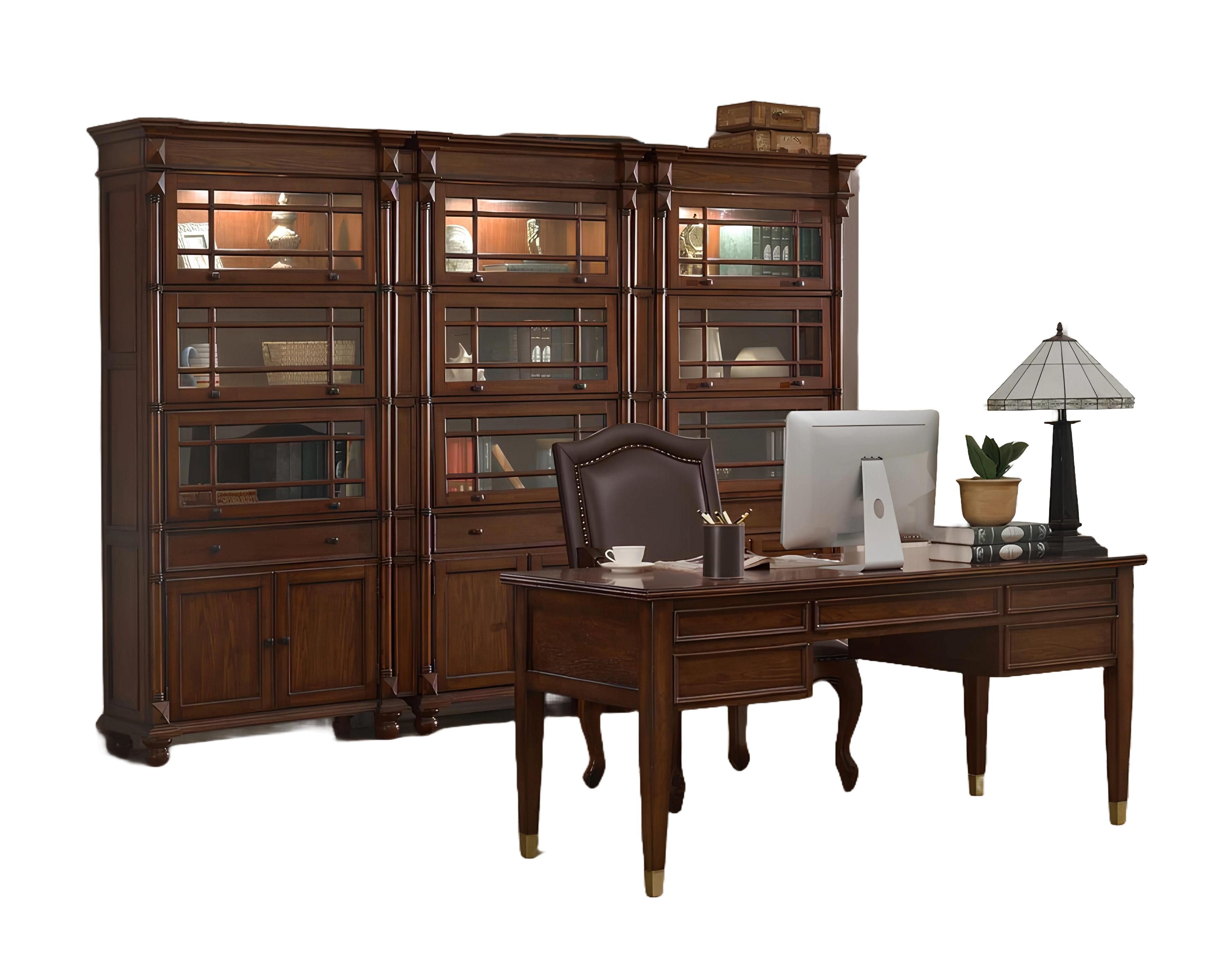 Xlmoebel Sessel Schreibtisch mit Chef-Sessel und Schrank in modernem Design (5 tlg. Set (Schreibtisch + Sessel + 3x Aktenschrank), Hergestellt in Europa
