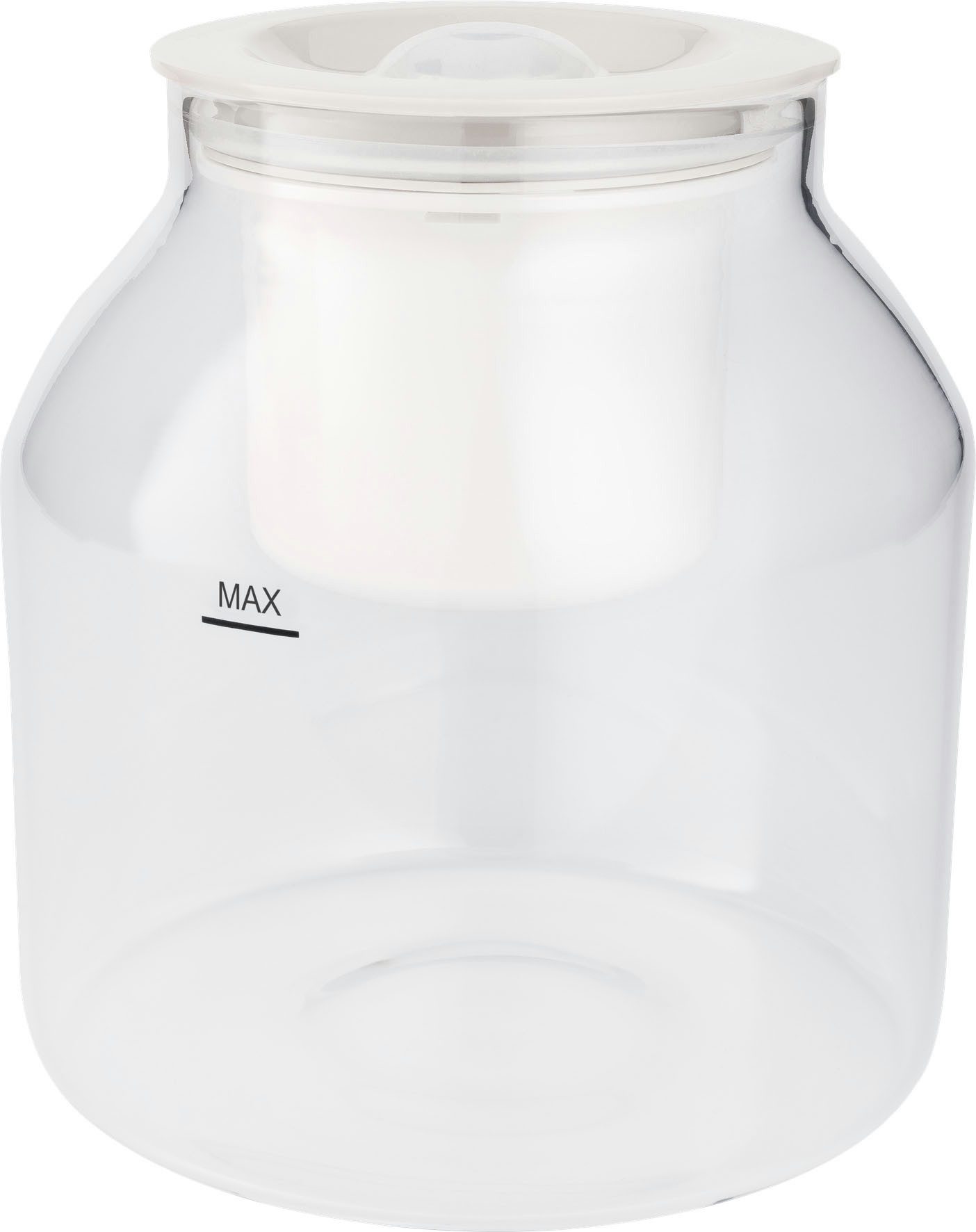 Steba Joghurtgläser Ersatzglas 2L für JM 4, Glas, (1-tlg., 1 Ersatzglas mit Deckel für den JM 4)