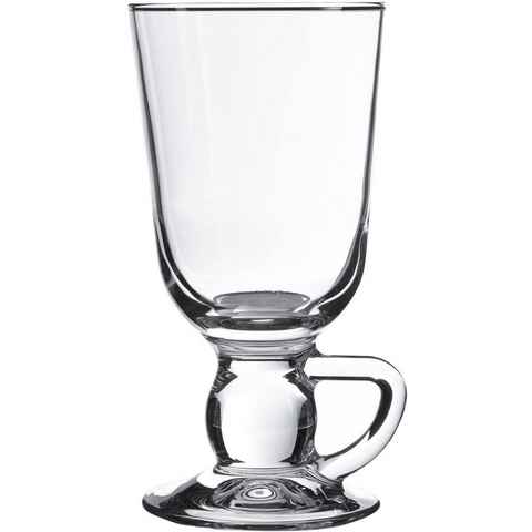 Pasabahce Gläser-Set Irish Coffee-Glas 280 ml, 2er-Set Premium Latte Irish Gläser, Glas