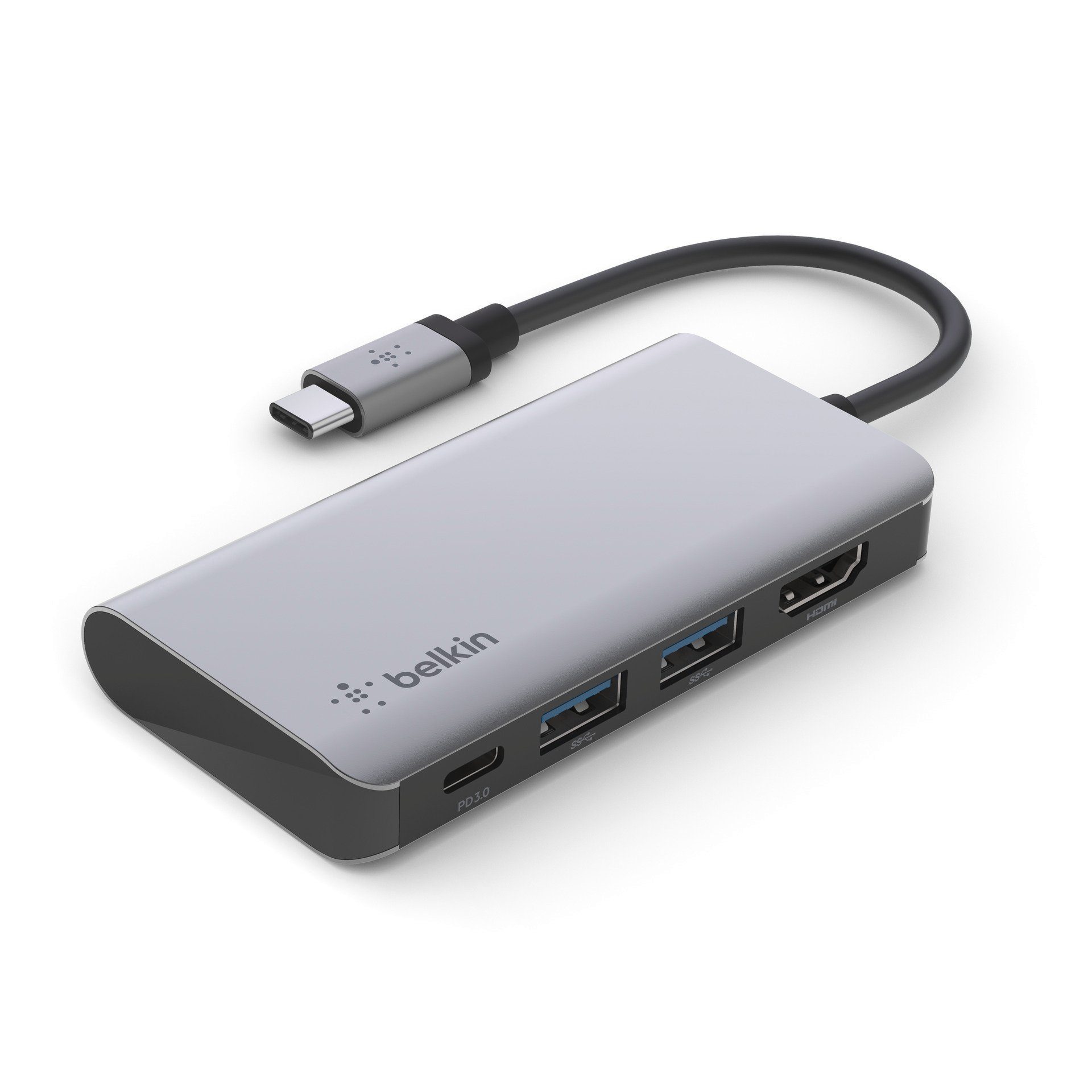 Belkin USB-Verteiler USB-C 4-in-1 Multiport Adapter