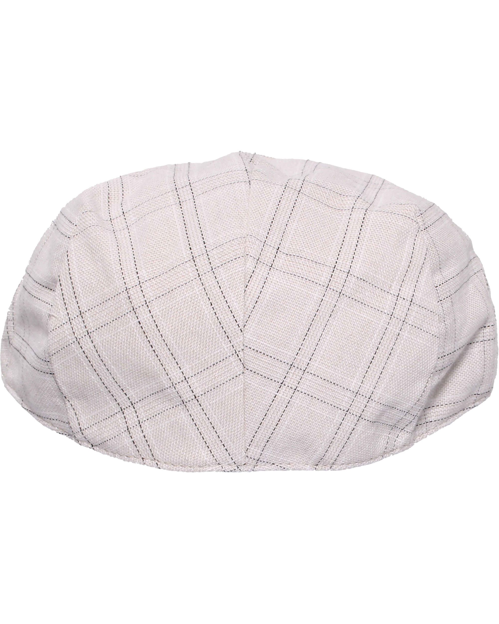 bugatti Flat Cap bugatti Flatcap mit Karomuster in Leinenmischung