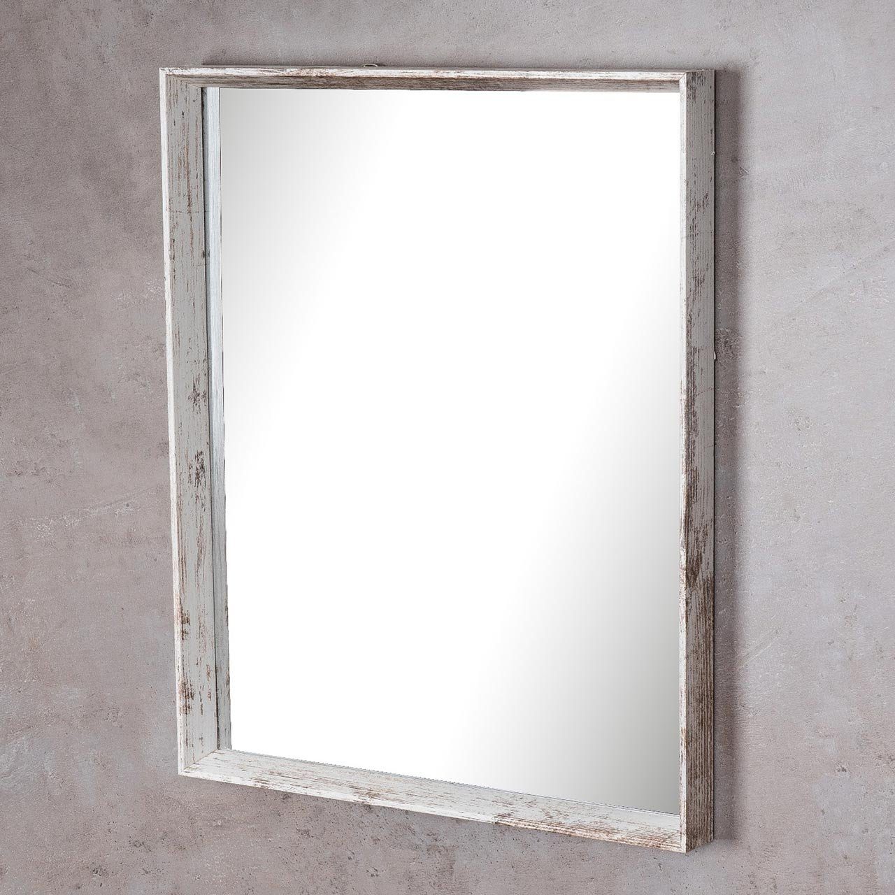 Levandeo® Wandspiegel, Spiegel Wandspiegel Flurspiegel 42x52cm Vintage Badspiegel Shabby