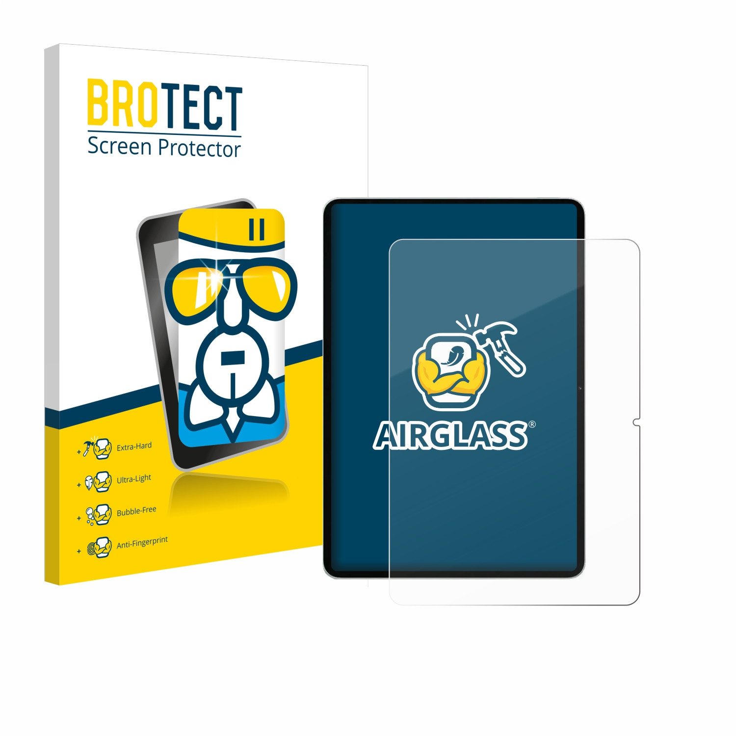 BROTECT Displayschutzglas Folie für Xiaomi Pad 7, Schutzfolie Glas Panzer Display Schutz klar