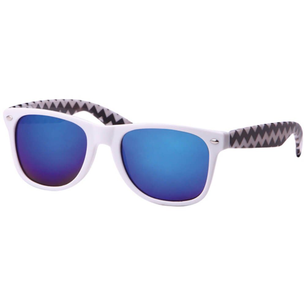 Sonnenbrille Damen angenehmes Design Form: Schutz UV Tragegefühl. Retro Vintage White Herren und Nerdbrille Goodman