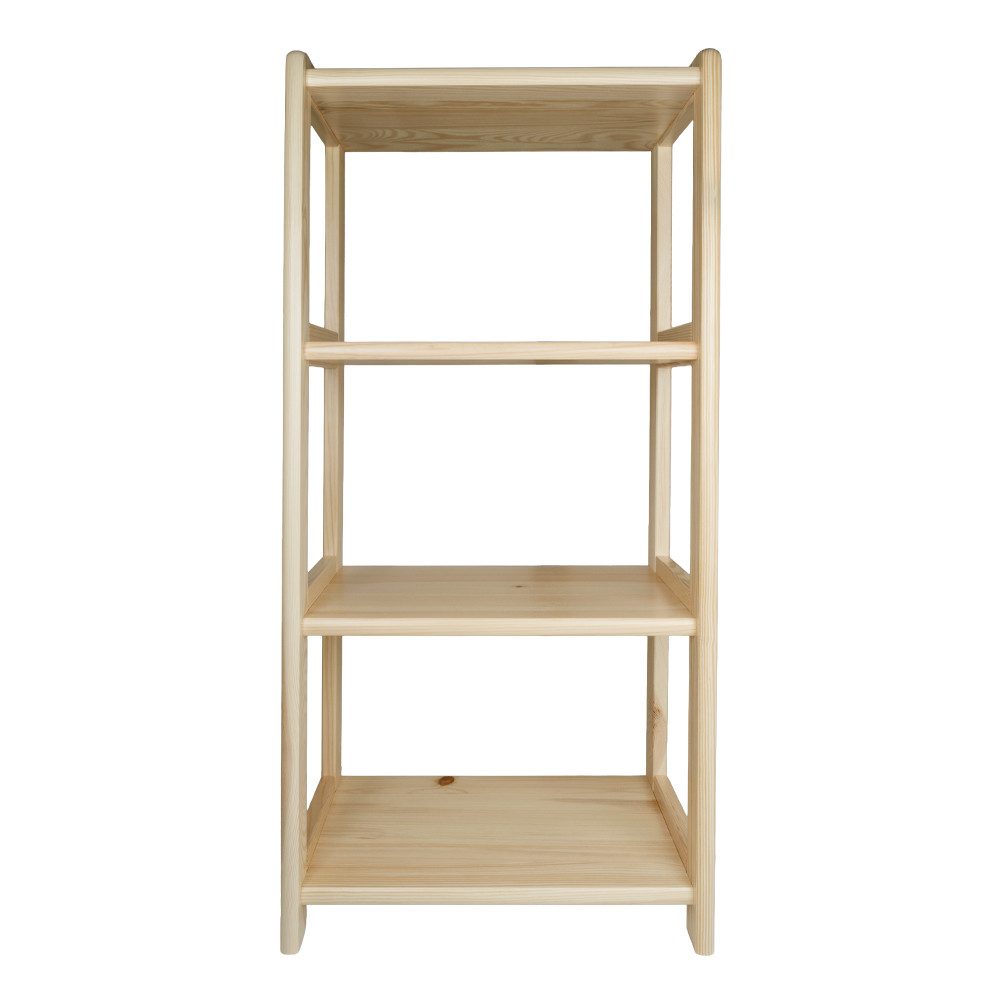 Prima-Online Standregal Standregal Holz Kiefer Bücherregal Stehend mit 3/ 4 Ebenen– 50 60 70cm – Bild 5 von 5