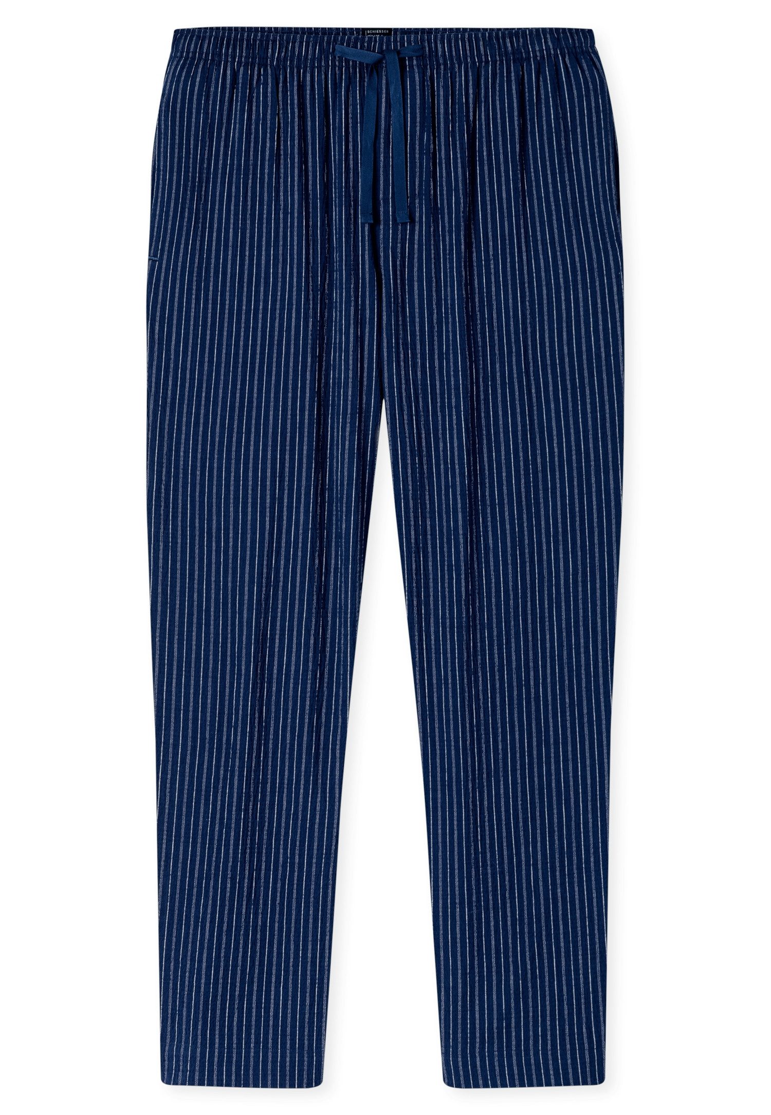 Schiesser Pyjamahose Mix + Relax mit seitlichen Eingrifftaschen, Bindeband
