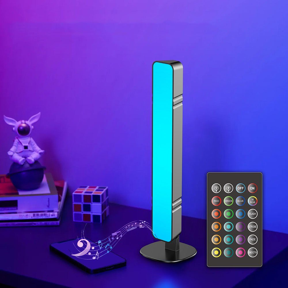 Lightbar, Ambiente Hintergrundbeleuchtung, für Spielzimmer RGB 10W, für fernbedienung Dimmbare Sync, LED-Streifen PC, Sunicol Licht, Musik Leuchte TV, TV mit