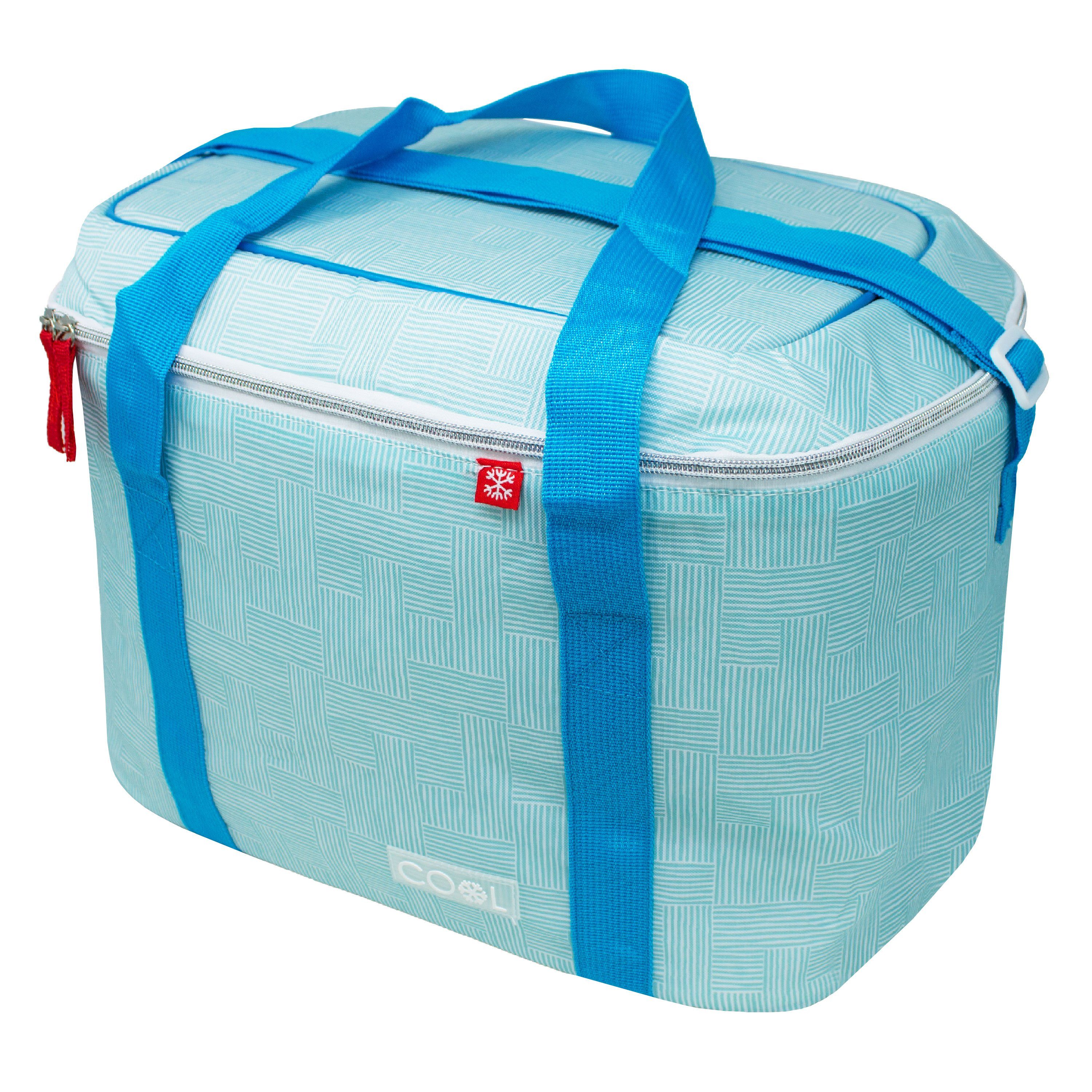 Kühltasche 25 Liter große Kühltasche Kühlbox Thermotasche Camping Hellblau