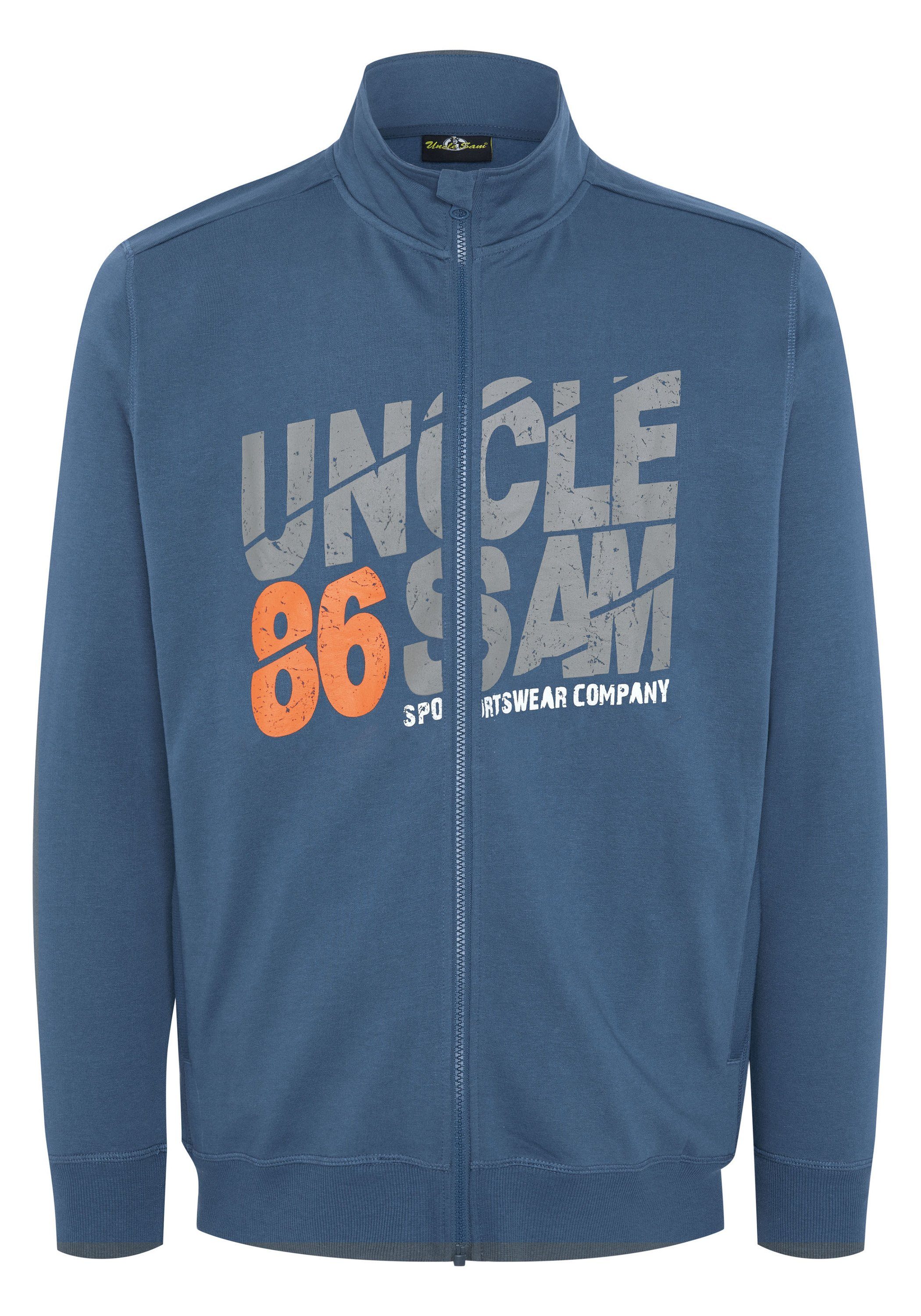 Uncle Sam Sweatjacke mit Labelprint