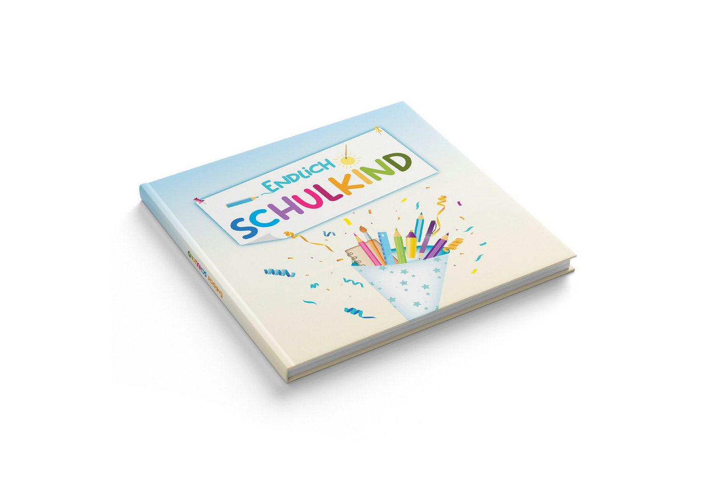 itenga Poesiealbum itenga Gästebuch Schulanfang Motiv Schultüte Endlich Schulkind 88 Seit