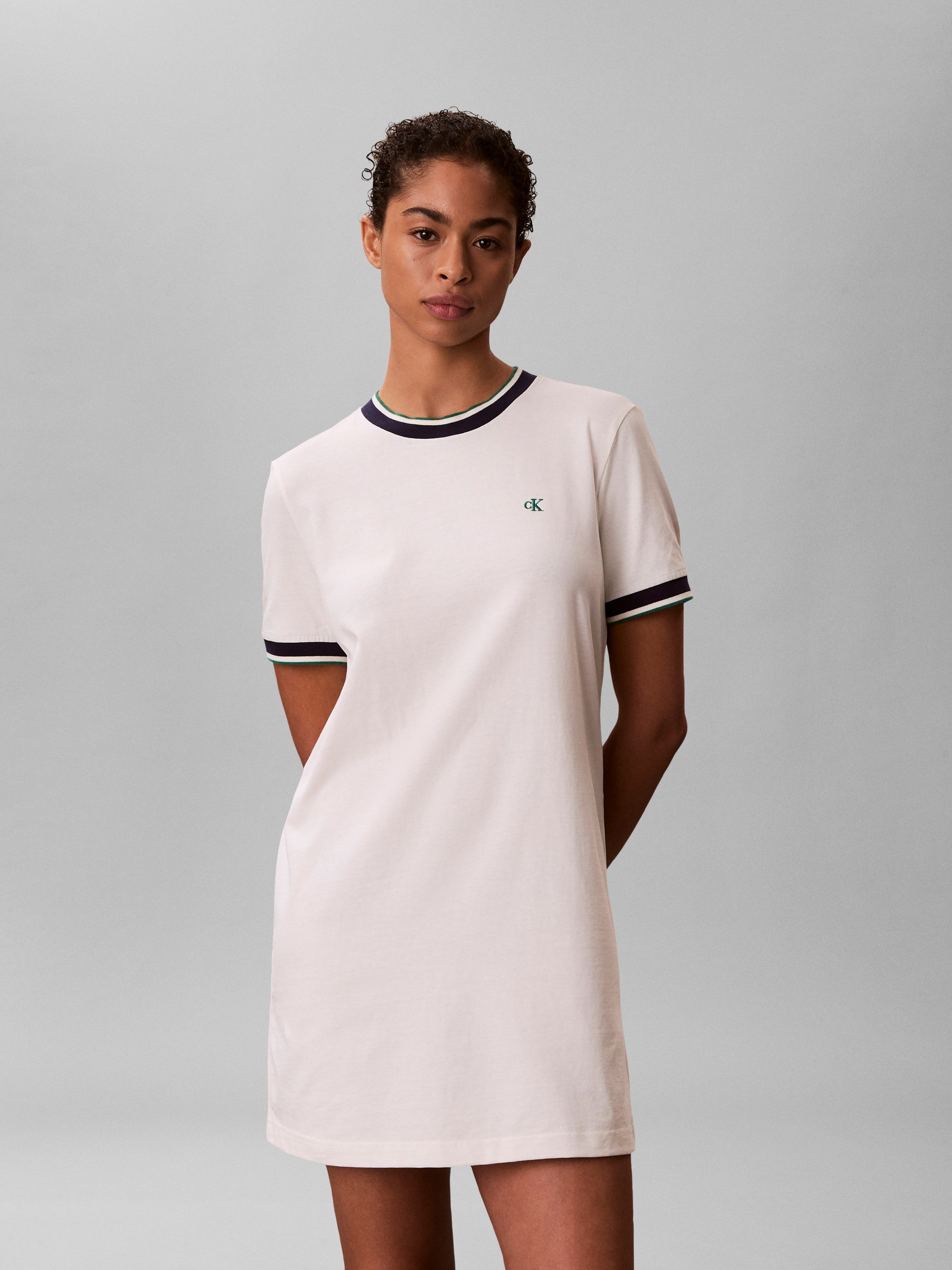 Calvin Klein Jeans Minikleid Regular fit mit Rundhalsausschnitt