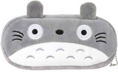 GalaxyCat Federtasche Süße Federtasche aus Plüsch für Totoro Fans, Kuschel Federmäppchen, (1-tlg., Federtasche), Totoro Gesicht