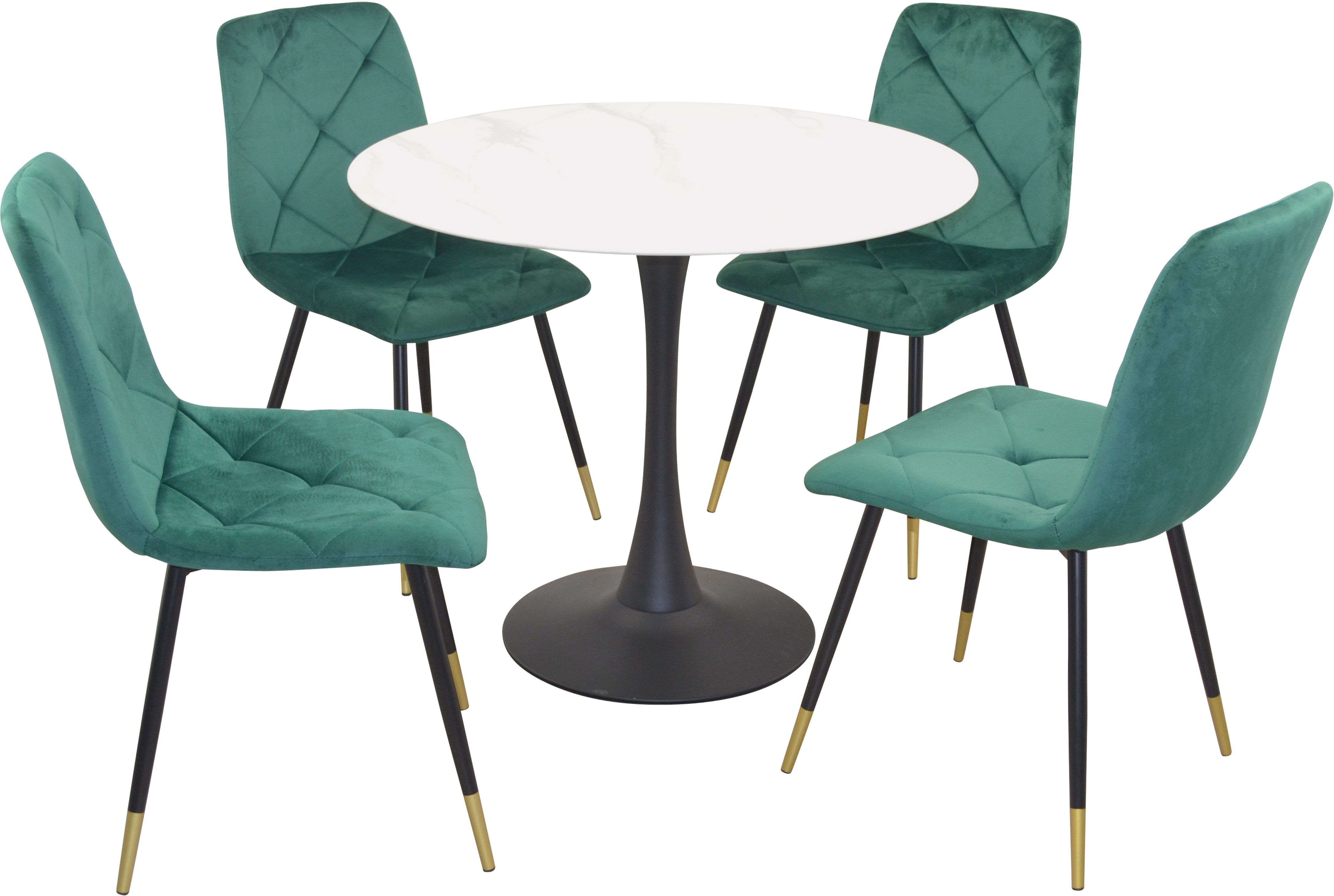 HOFMANN LIVING AND MORE Sitzgruppe, (Spar-Set, 5-tlg., 5tlg. Set)