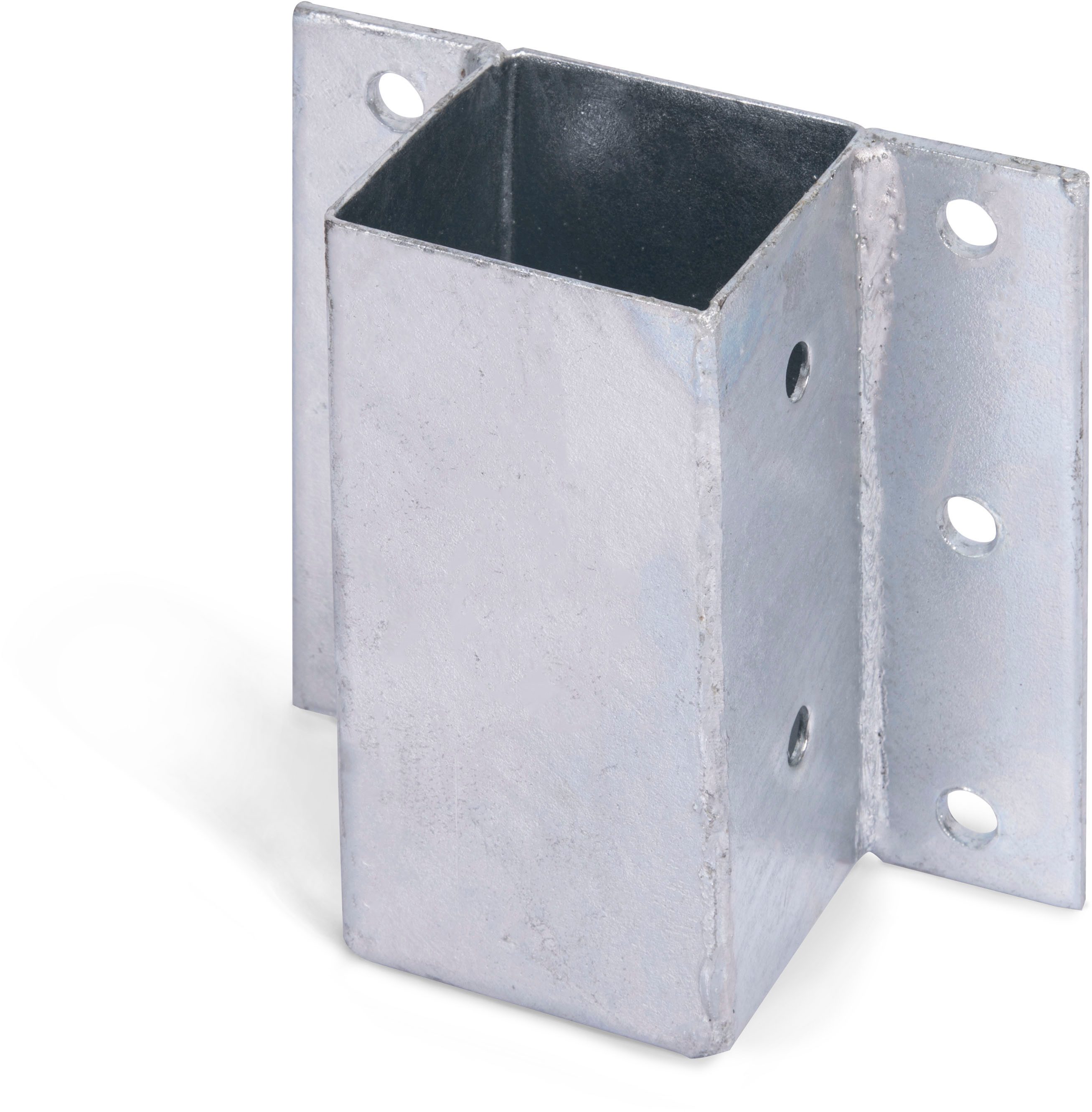 Alberts L-Pfostenträger, zum Anschrauben, für L- und U-Steine o. Mauern, 71×71 mm