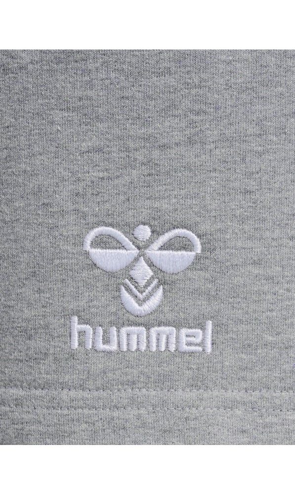 hummel Sweatshorts Freizeithose hmlGO 2.0 (Bio-Baumwolle) kurz grau Herren