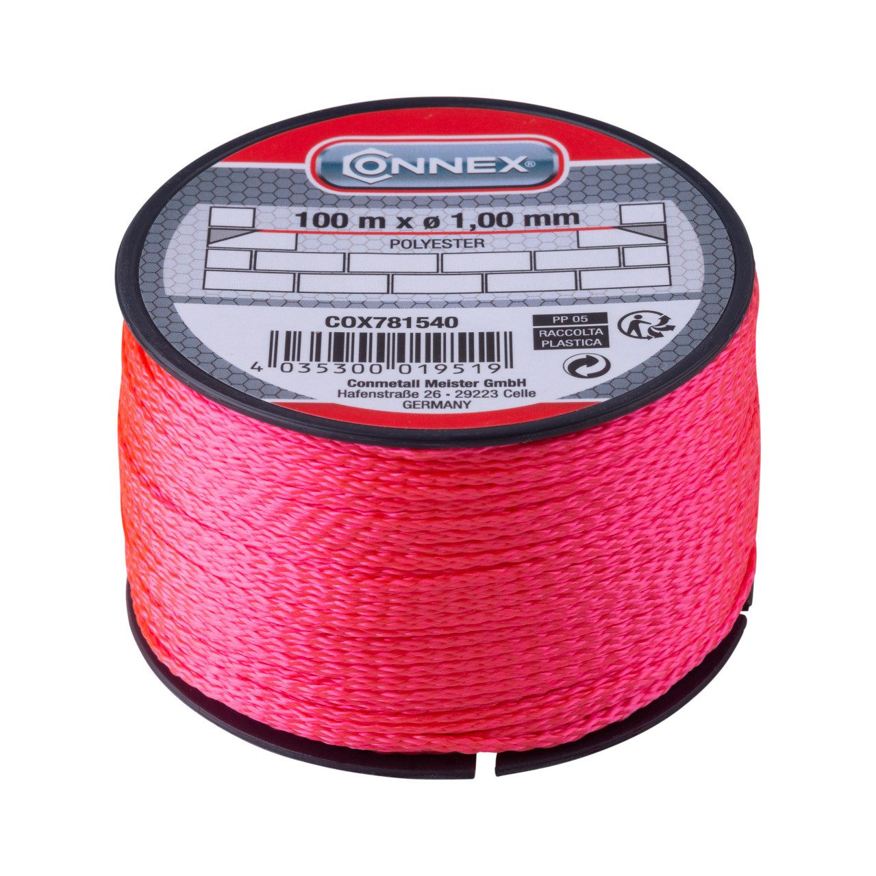 Connex Maurerkelle Connex Maurerschnur 100 m Ø 1 mm rot