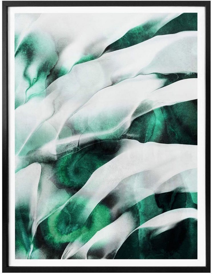 Wall-Art Poster »Emerald Grün«, Schriftzug (1 Stück)-HomeTrends