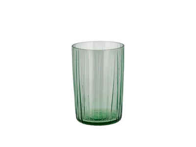 Bitz Glas Kusintha Wasserglas grün 280ml Set 4tlg., Glas