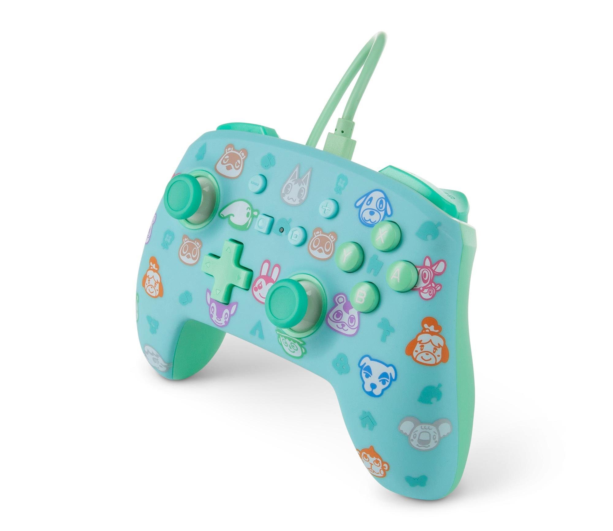 PowerA Nintendo Switch Controller - Animal Crossing Switch-Controller (Animal Crossing Design)