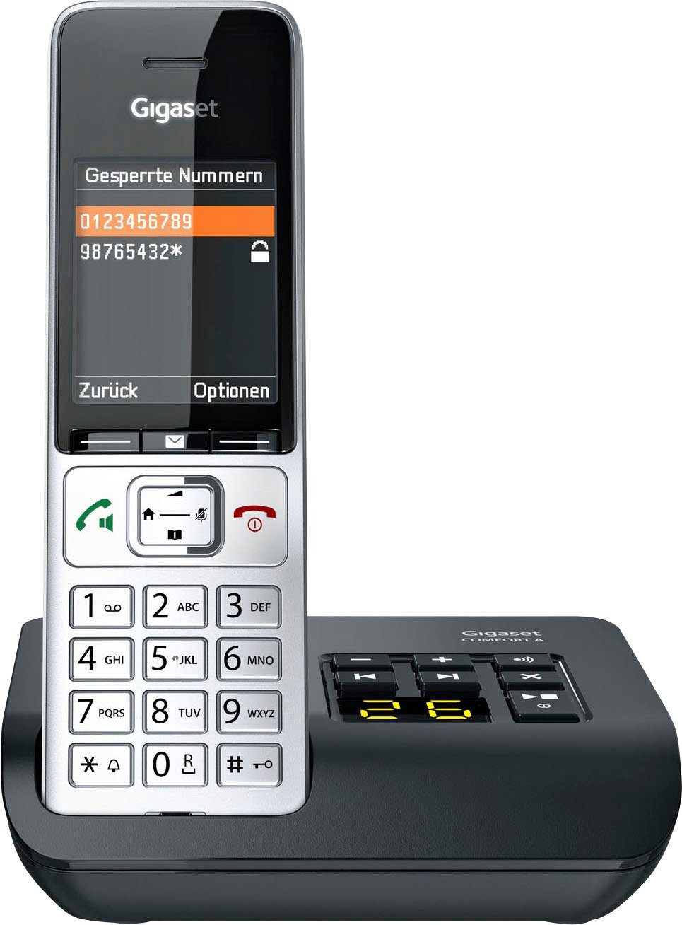 5,6 Zoll) 1), COMFORT 500A Lesbarkeit cm (Mobilteile: DECT-Telefon TFT-Farbdisplay für optimale (2,2 Schnurloses Gigaset